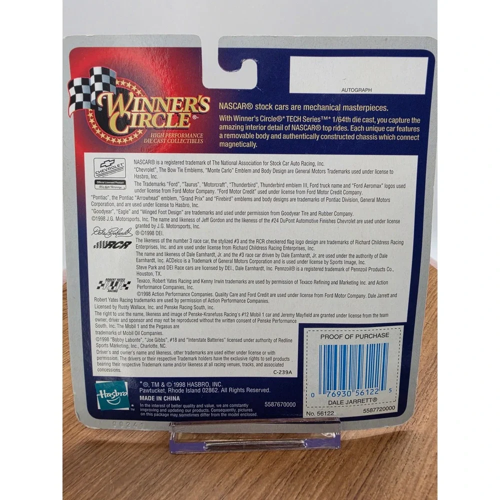 Winner's Circle Dale Jarrett 88 Ford Credit Tech Series 1/64 Diecast 1998 New